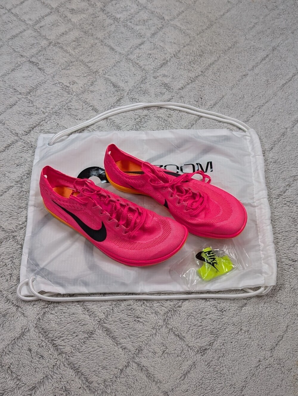 Nike ZoomX Dragonfly Hyper Pink Track Field Distance Spikes Mens 11 CV0400-600